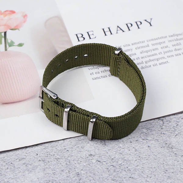 naylon nato strap green