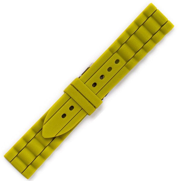 Dusty Yellow silicone strap