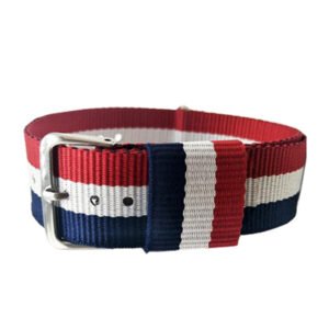 NATO STRAP BLUE RED WHITE