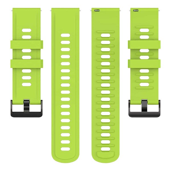 light green silicone strap 20mm 22mm 3