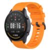 orange silicone strap 20mm 22mm 4