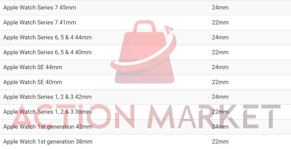 apple watch strap sizes f