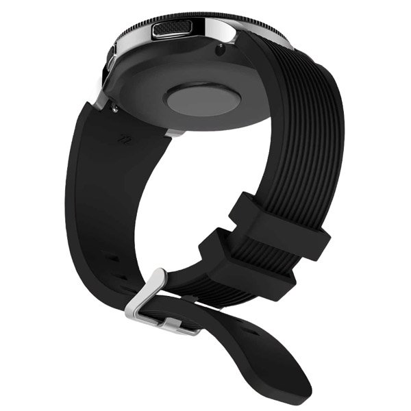 black silicone strap quick release 12822 3