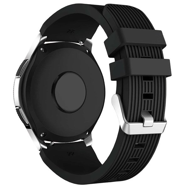 black silicone strap quick release 12822 4