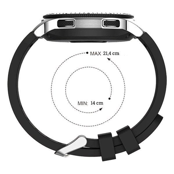 black silicone strap quick release 12822 perimetre