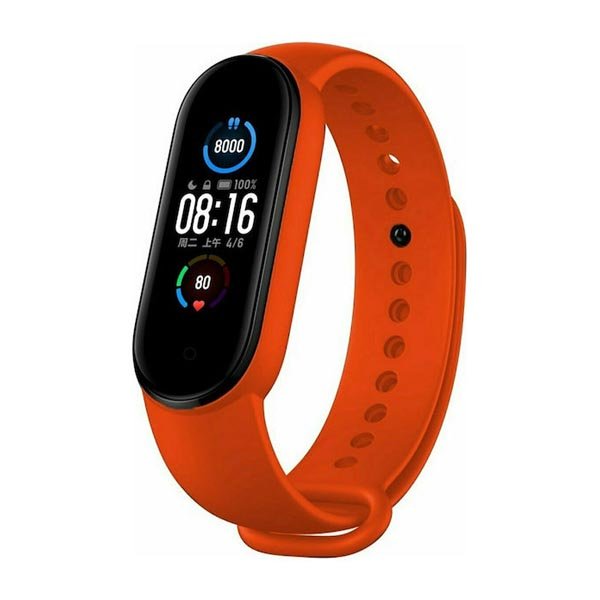 mi band 5 strap orange