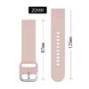 roz silicone strap silver buckle