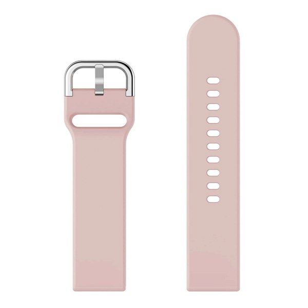 roz silicone strap silver buckle