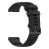 silicone strap black plain