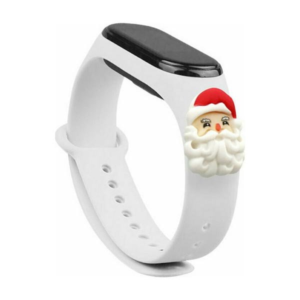 mi band 4 white santa
