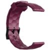 Burgundy silicone strap