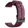 Burgundy silicone strap