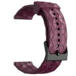 Burgundy silicone strap