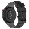 black grey silicone strap