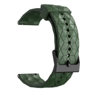 forest green silicone strap