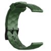forest green silicone strap